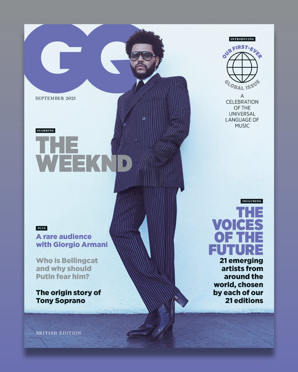 British GQ Magazine September 2021: THE WEEKND COVER FEATURE