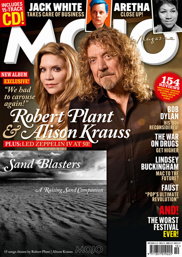 MOJO Magazine #335 – October 2021: Robert Plant & Alison Kruass - Bob Dylan Led Zeppelin