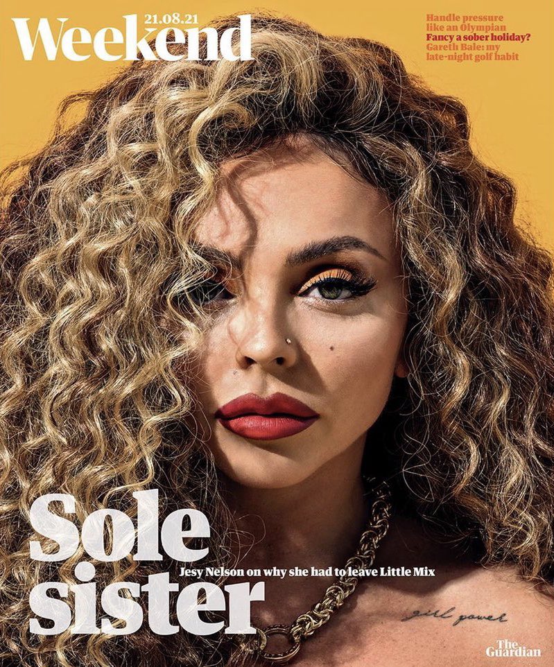 GUARDIAN WEEKEND MAGAZINE - 21 August 2021 Jesy Nelson cover Little Mix