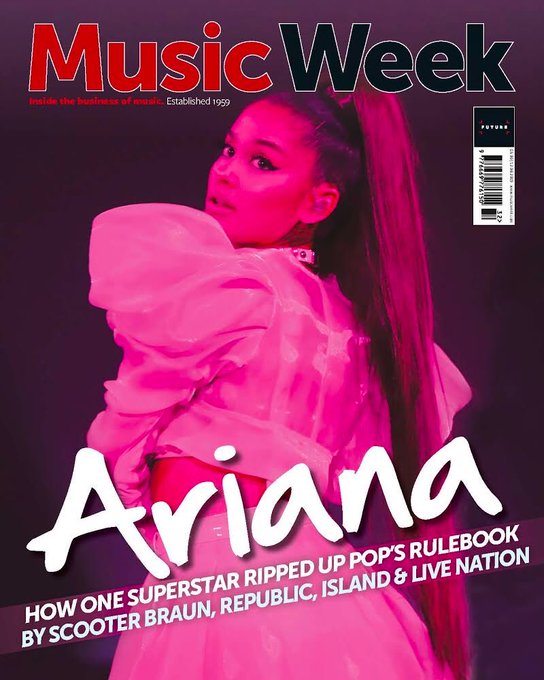 UK Music Week Magazine August 2019 ARIANA GRANDE COVER AND FEATURE