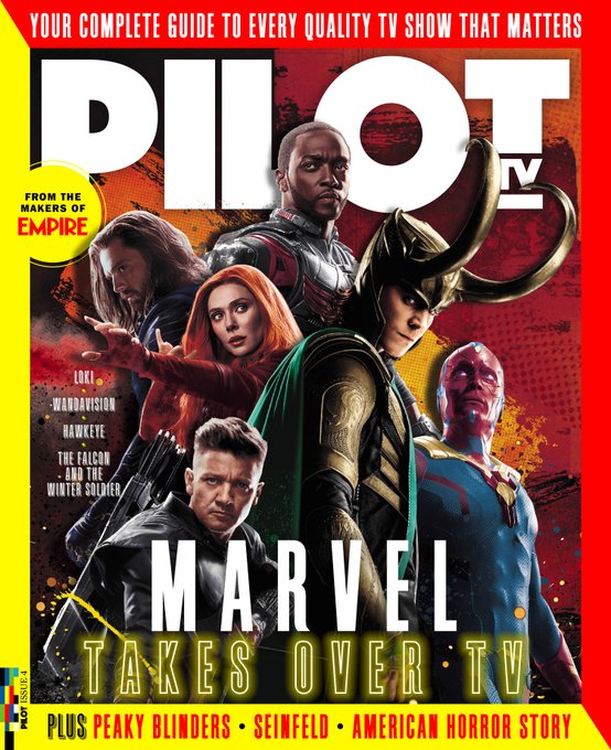 Pilot TV Magazine Issue 4: Tom Hiddleston Sebastian Stan Jeremy Renner Cillian Murphy