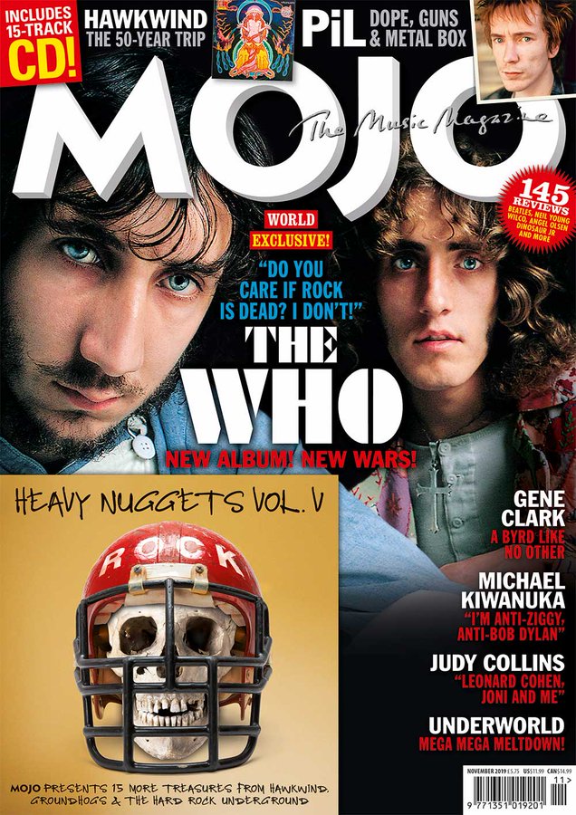 MOJO magazine November 2019 THE WHO (Roger Daltrey & Pete Townshend) + Free CD