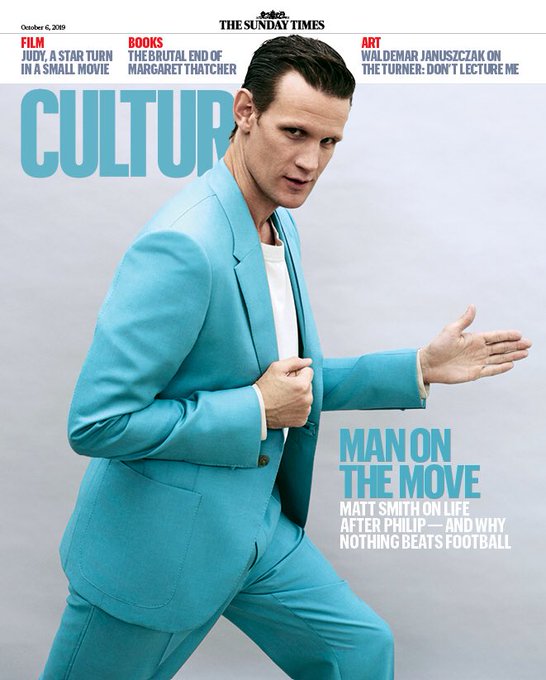 UK Sunday Times Culture Magazine October 2019: Matt Smith Cover Exclusive