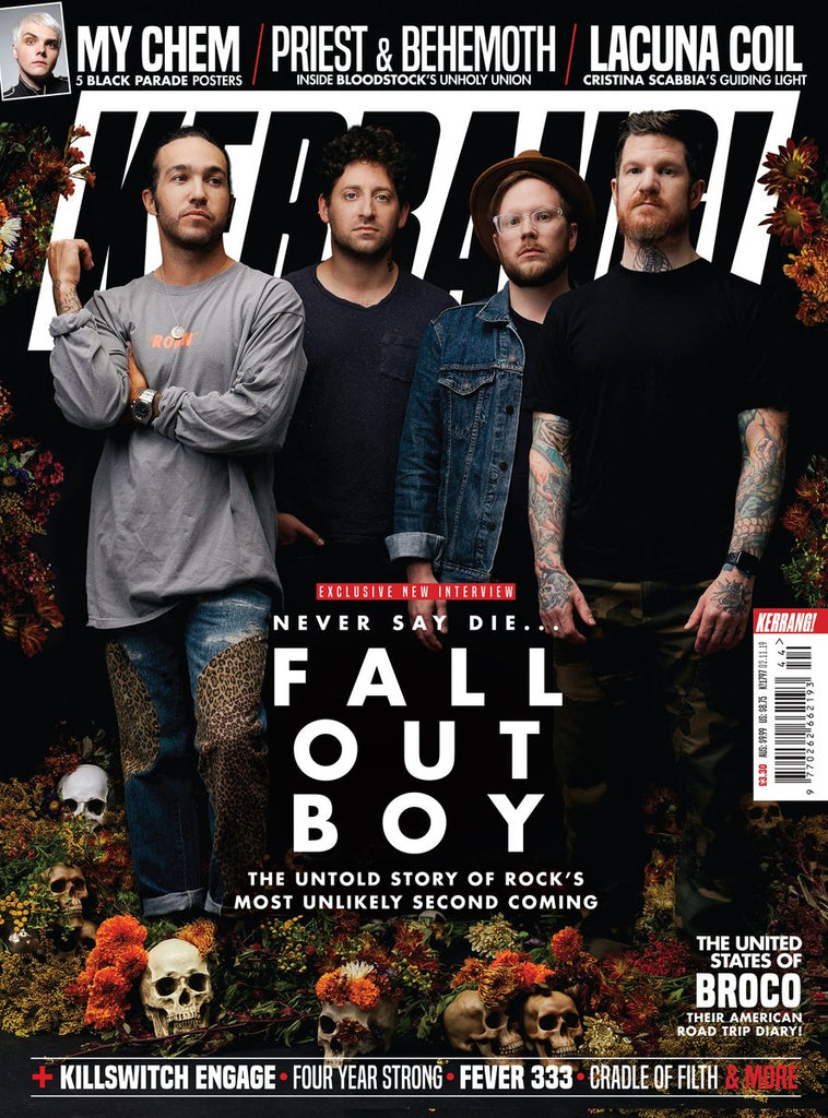 KERRANG! Mag October 2019 FALL OUT BOY interview + 5 My Chemical Romance posters