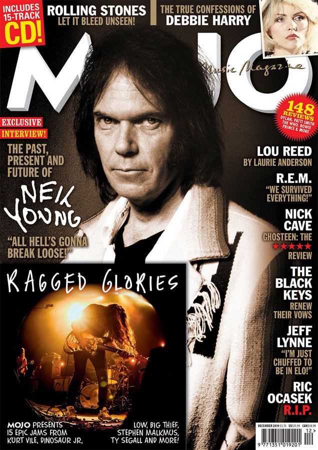 MOJO magazine December 2019 Neil Young Rolling Stone Debbie Harry & Free CD