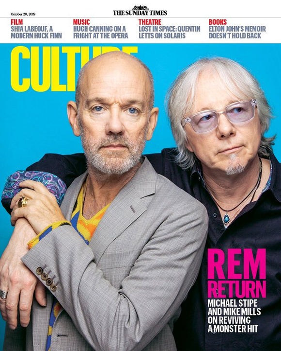 CULTURE magazine 20 October 2019: REM (Michael Stipe) COVER FEATURE
