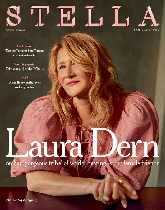 STELLA magazine 11th November 2019 Laura Dern cover + interview