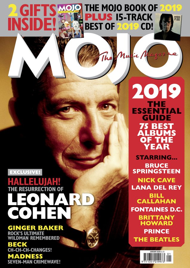 UK MOJO Magazine January 2020 Leonard Cohen Cover Exclusive - Lana Del Rey Beatles