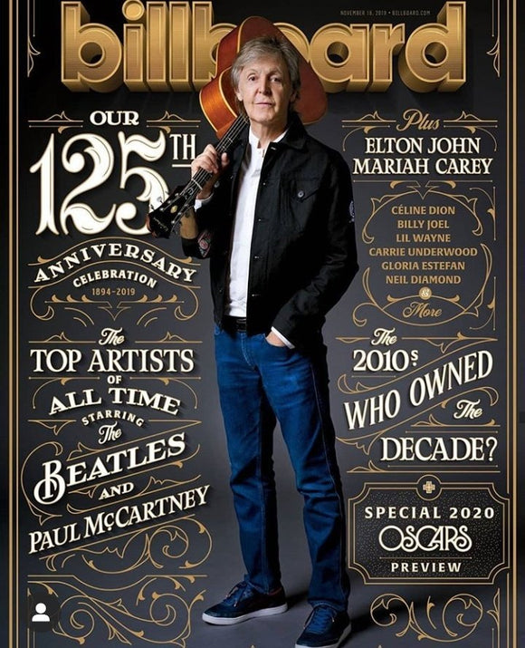PAUL MCCARTNEY - US BILLBOARD MAGAZINE - NOVEMBER 2019