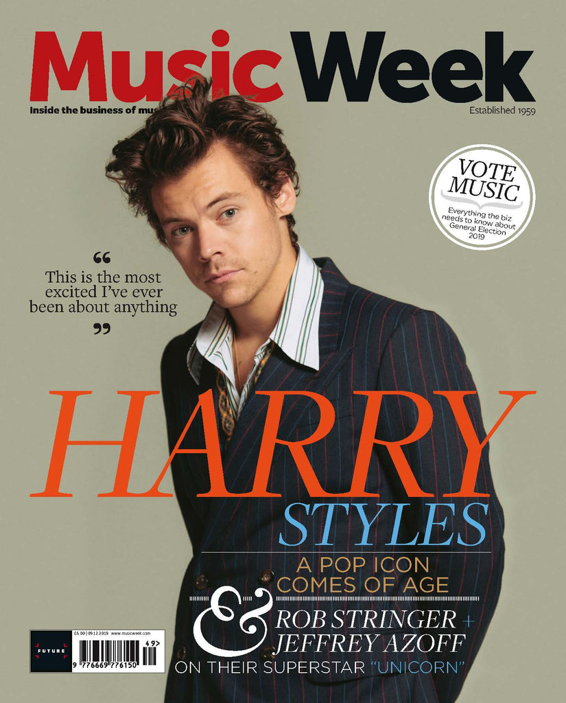 Music Week Magazine December 2019: Harry Styles Cover Exclusive One Direction