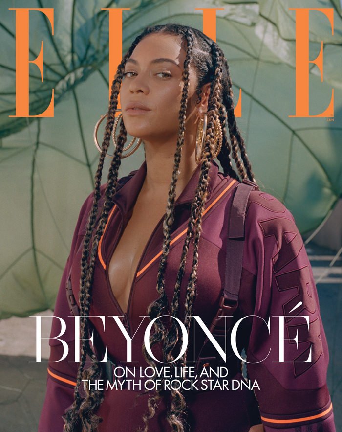 BEYONCE KNOWLES - ELLE MAGAZINE UK JANUARY 2020 BRITISH EDITION NEW