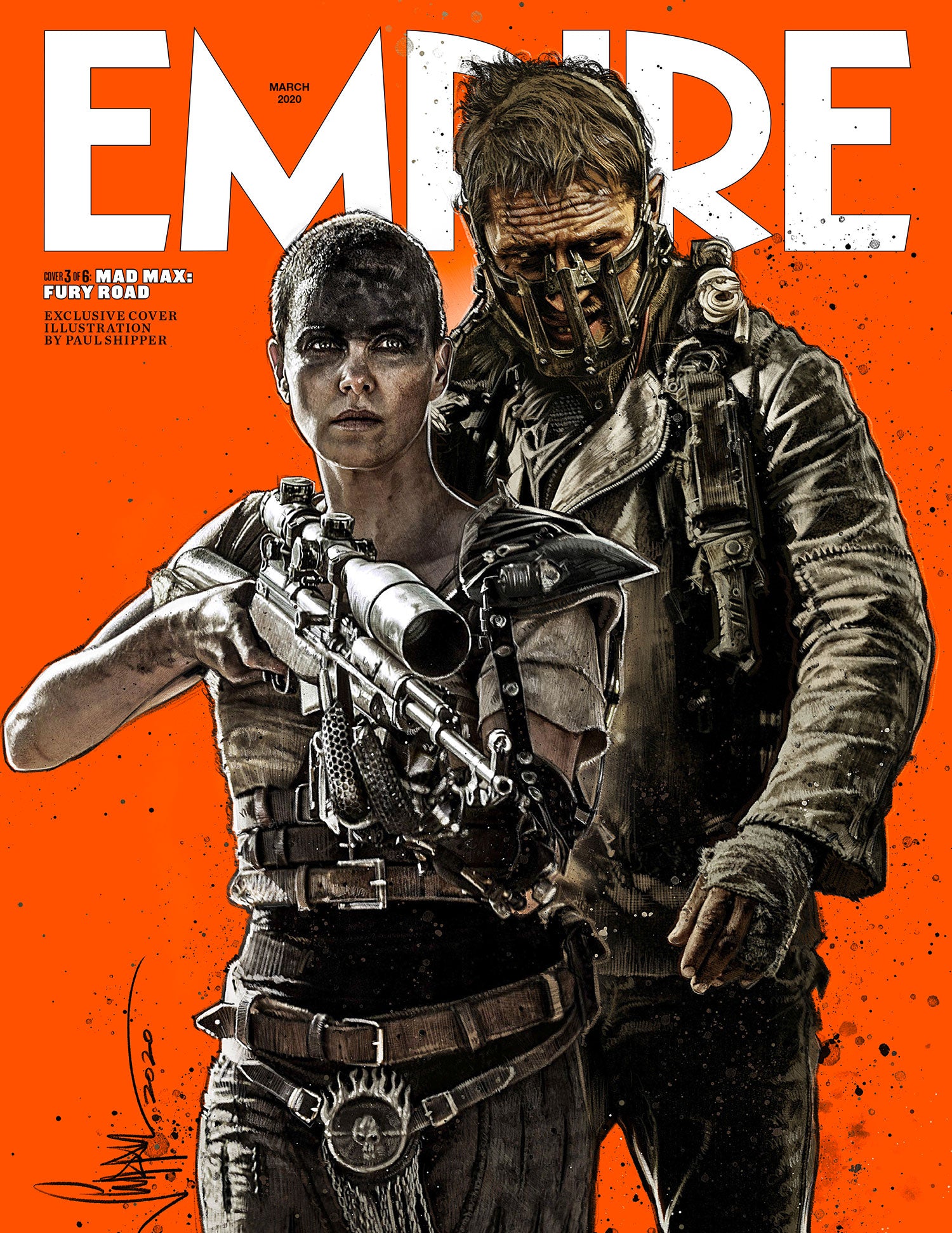 Empire Magazine March 2020: MAD MAX: FURY ROAD TOM HARDY COVER #3 -  YourCelebrityMagazines