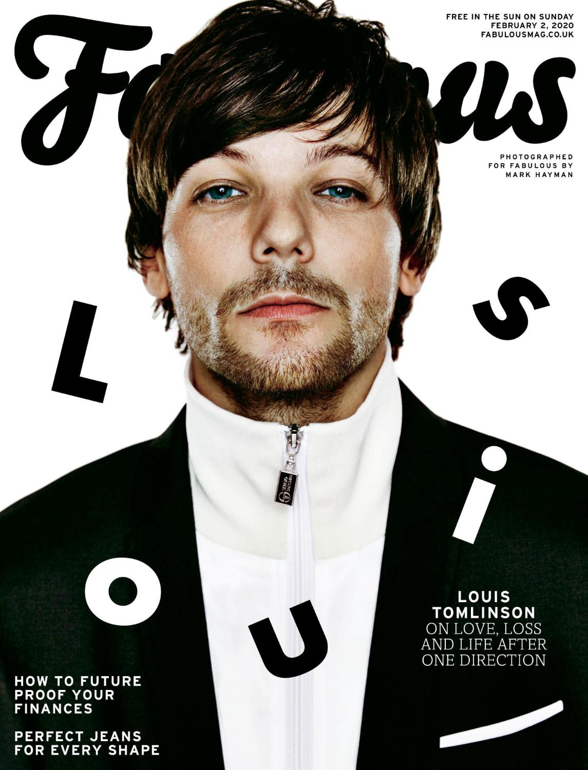UK Fabulous Magazine February 2020: Louis Tomlinson One Direction -  YourCelebrityMagazines