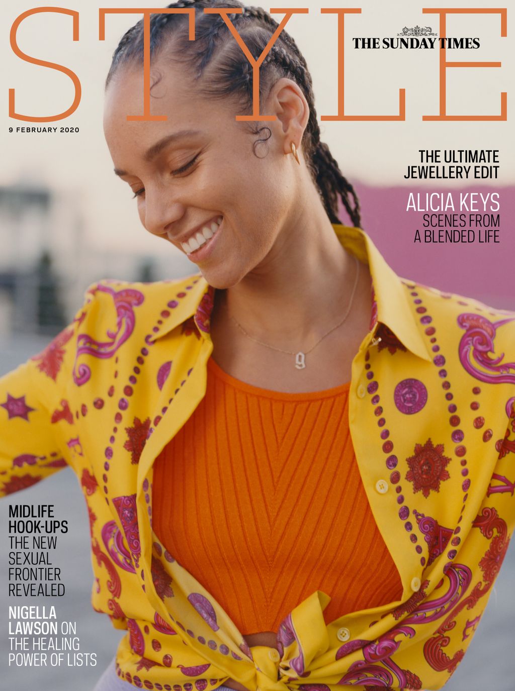 SUNDAY TIMES STYLE magazine 9 Feb 2020 ALICIA KEYS Cover Feature