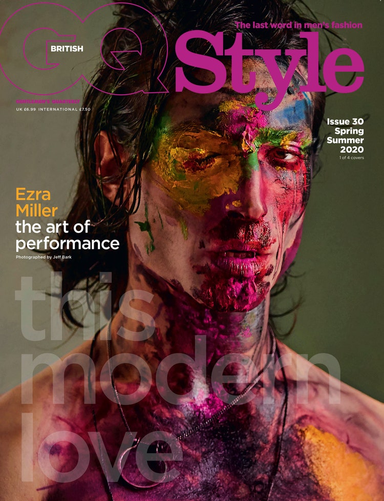 BRITISH UK GQ STYLE Magazine: EZRA MILLER COVER FEATURE