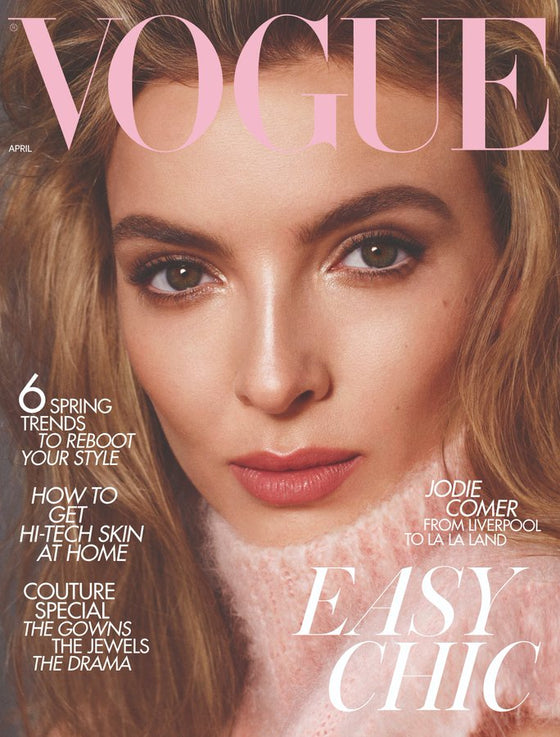 UK Vogue Magazine April 2020: JODIE COMER Killing Eve Cover