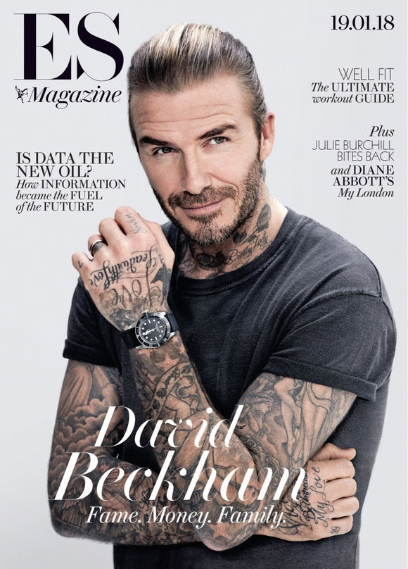 London ES Magazine January 2018 David Beckham COVER INTERVIEW
