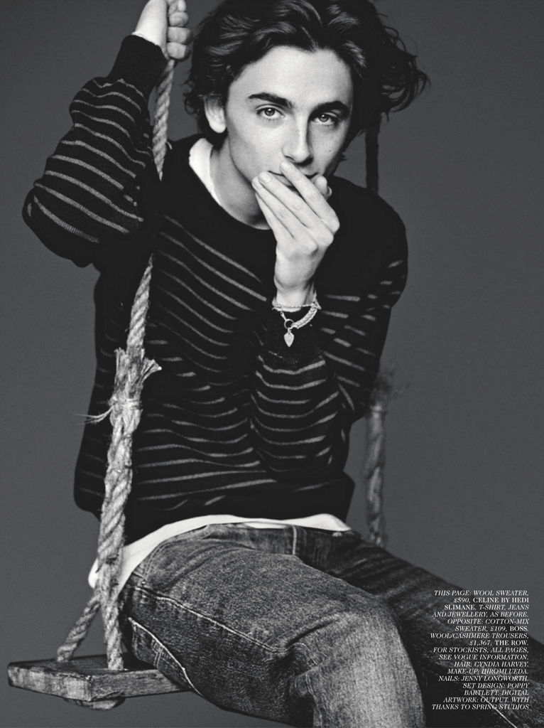 UK Vogue Magazine May 2020: Timothee Chalamet