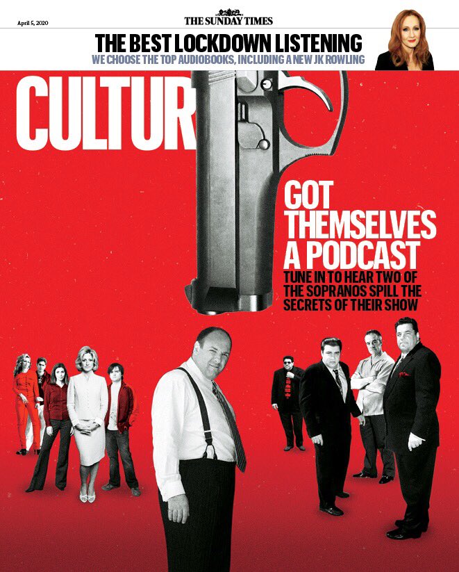 CULTURE magazine April 2020: THE SOPRANOS Vincent Pastore Steve Schirripa