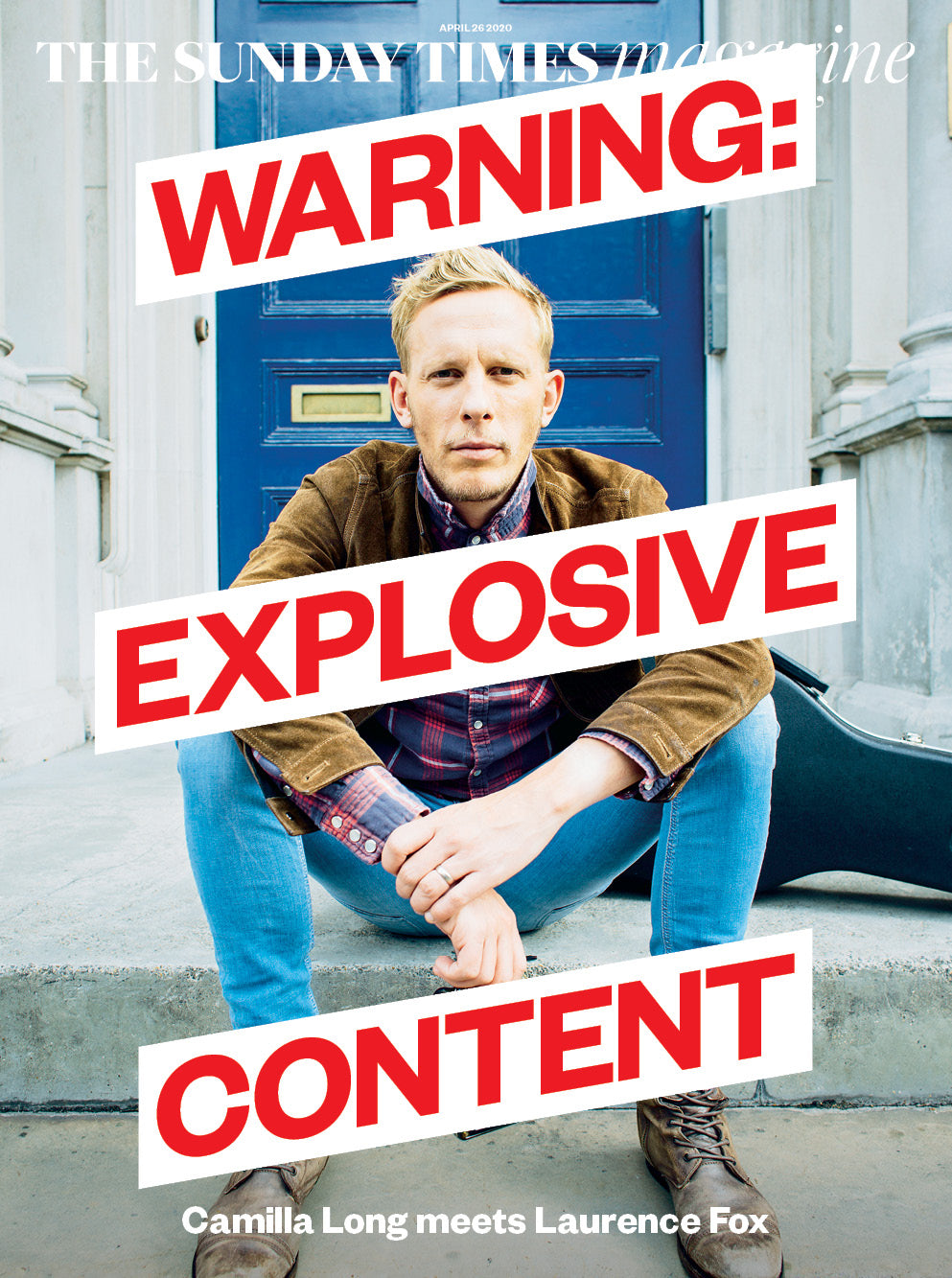 UK Sunday Times Magazine April 2020: Laurence Fox Exclusive