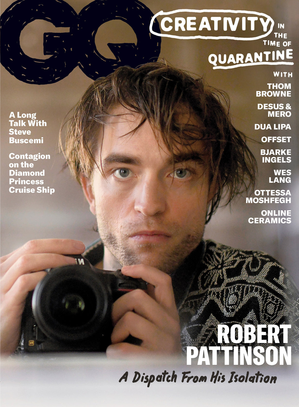 GQ US Magazine June/July 2020: Robert Pattinson