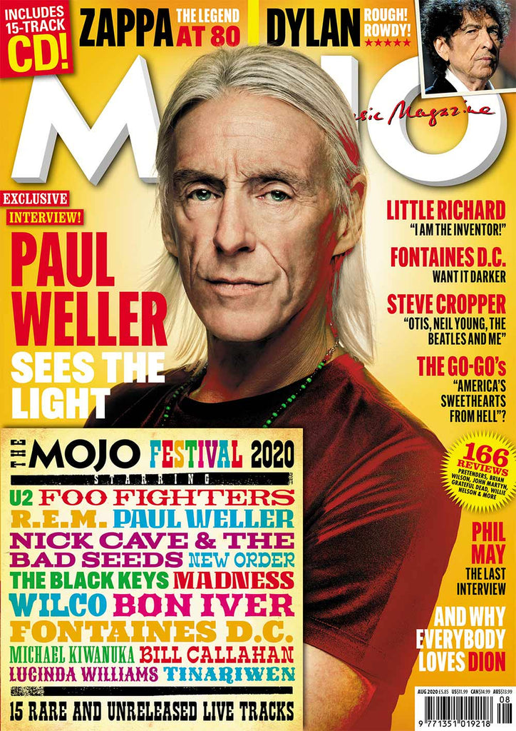 UK Mojo Magazine August 2020: PAUL WELLER Bob Dylan & Free Festival CD