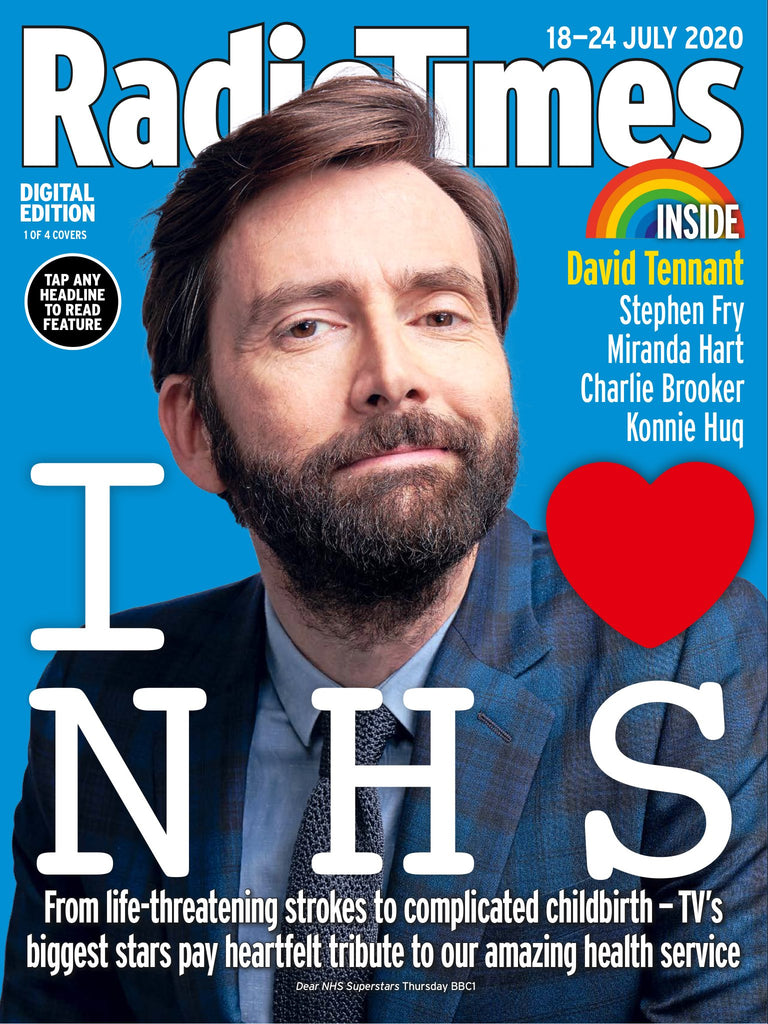 UK Radio Times Magazine 18 July 2020: David Tennant (1 of 4 Covers)