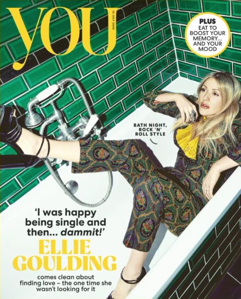 YOU magazine 12th July 2020 Ellie Goulding cover and interview