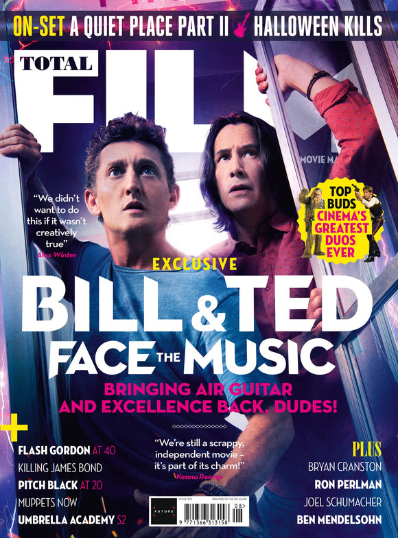 Total Film Magazine August 2020: KEANU REEVES BILL & TED FACE THE MUSIC COVER