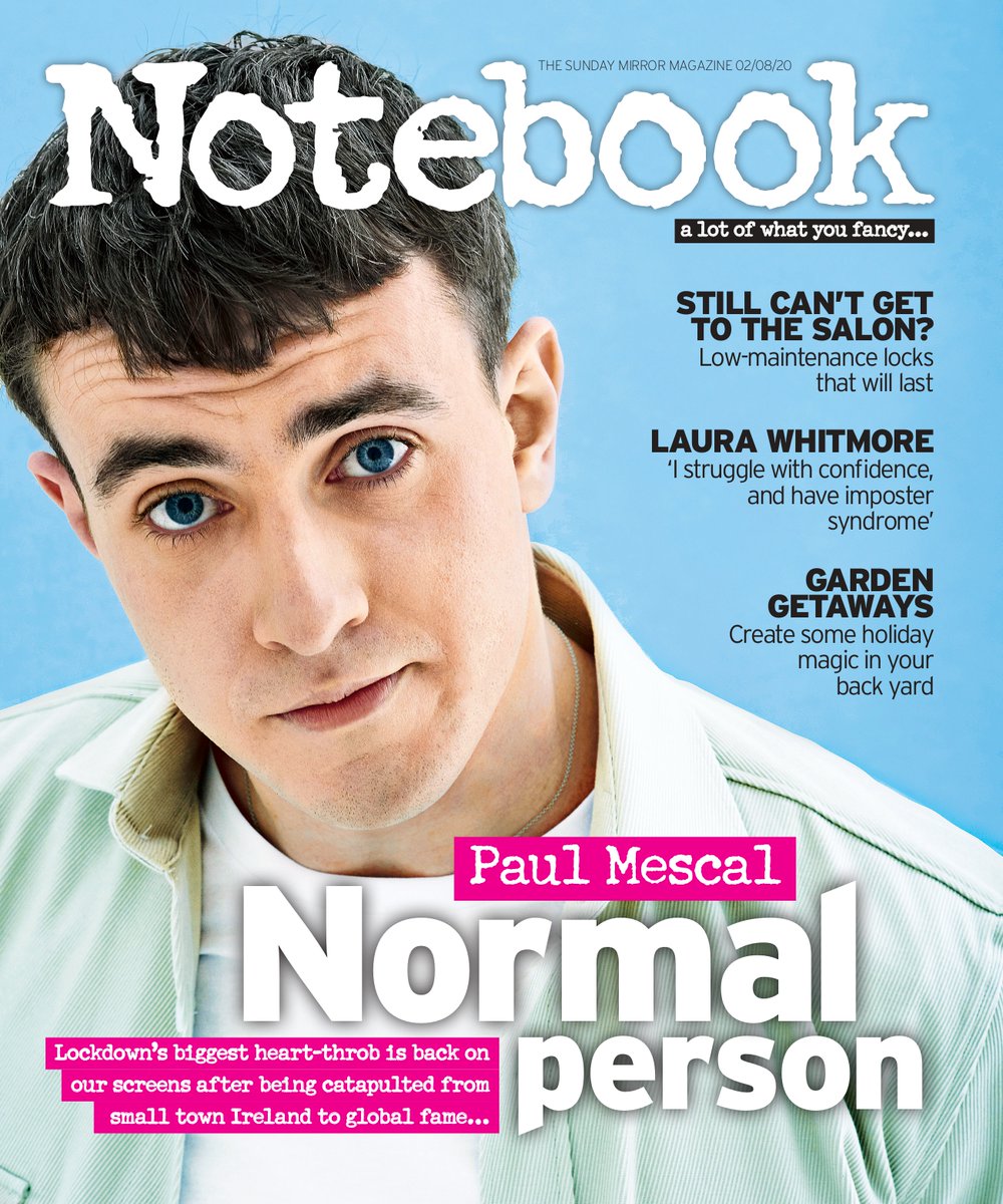 UK Notebook Magazine August 2020: Paul Mescal Normal People