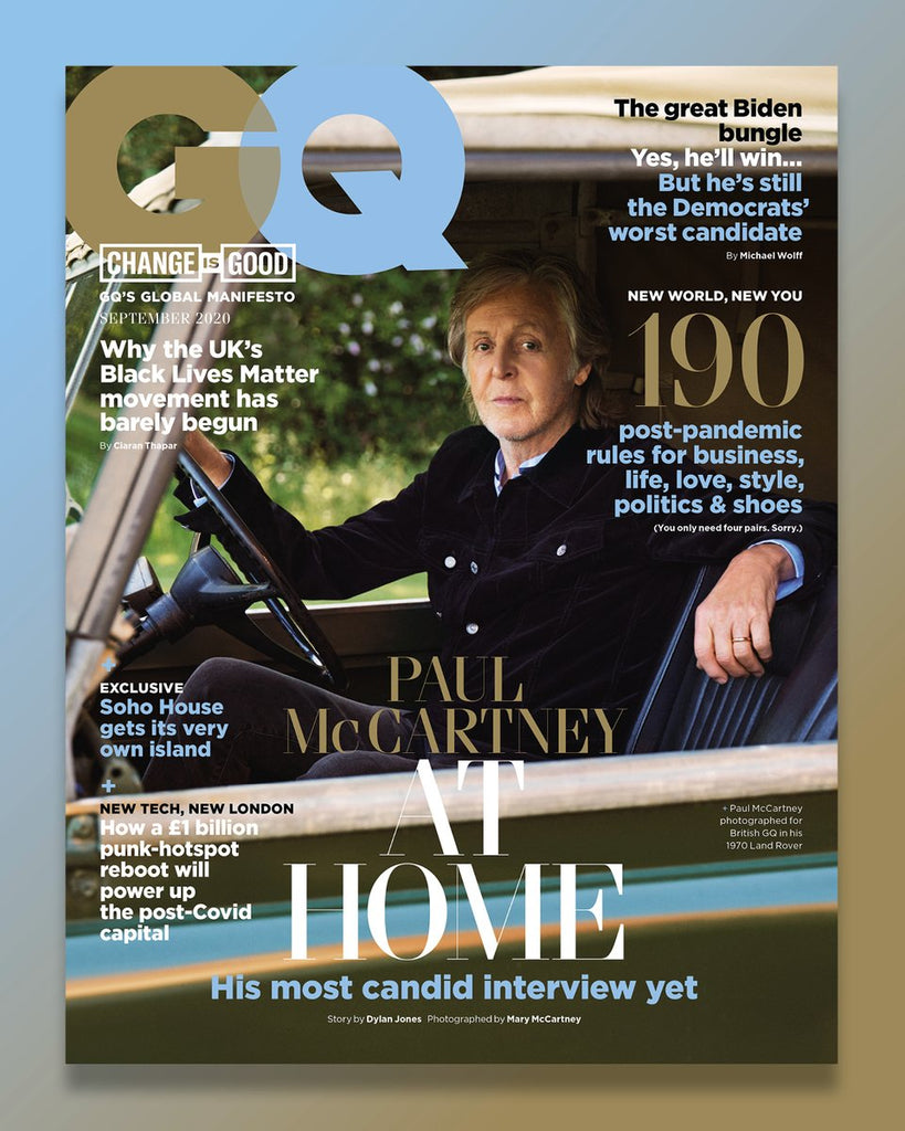 British GQ Magazine September 2020 Sir Paul McCartney The Beatles