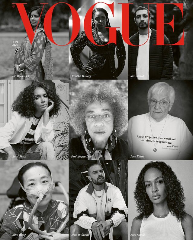 RIZ AHMED - MARCUS RASHFORD - VOGUE MAGAZINE UK SEPTEMBER 2020 BRITISH EDITION