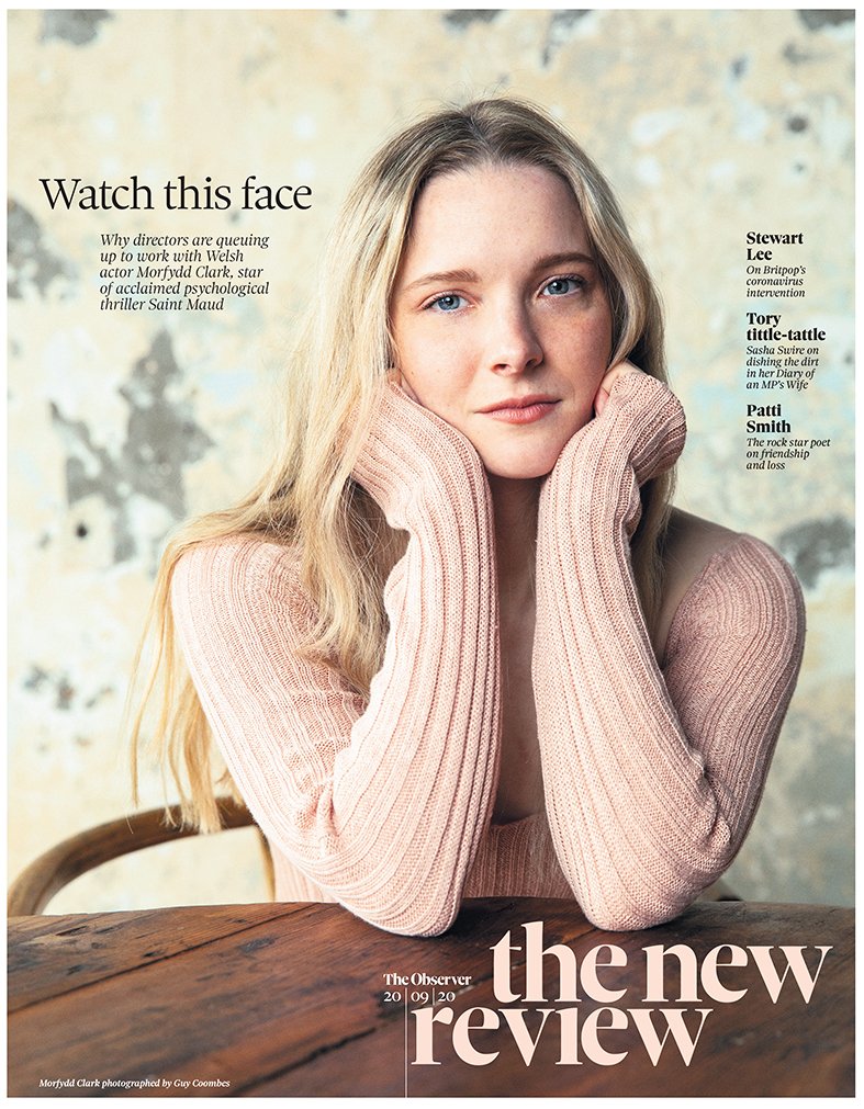 UK Observer New Review Sept 2020: MORFYDD CLARK Patti Smith OWEN JONES