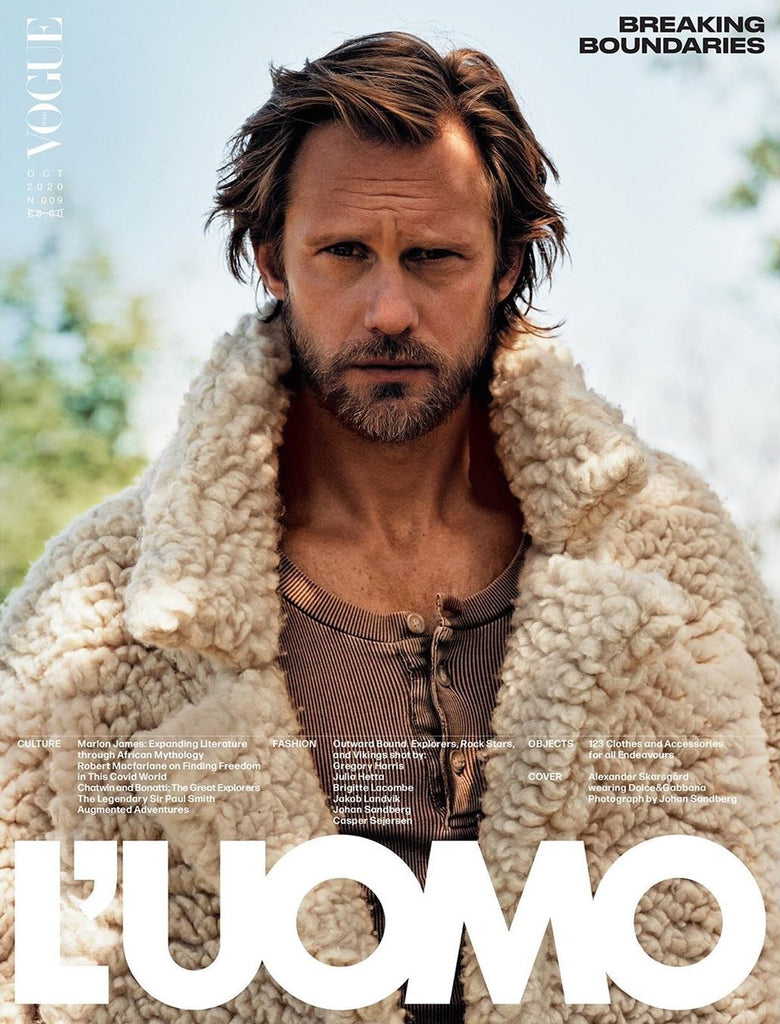 Alexander Skarsgard for L'uomo Vogue - October 2020