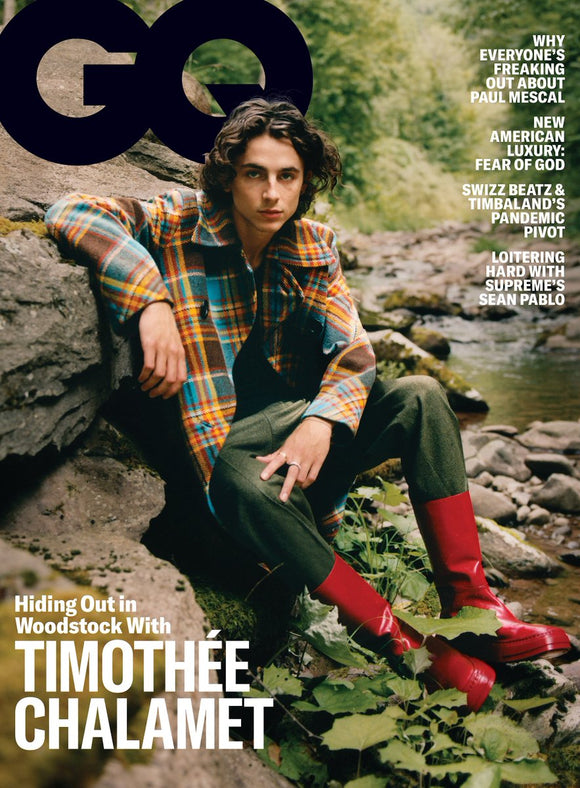 GQ USA Magazine November 2020 Timothee Chalamet Cover