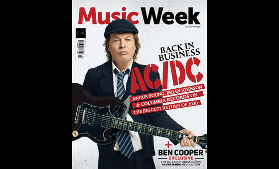 Music Week Magazine October 2020: AC/DC BRIAN JOHNSON ANGUS YOUNG COVER