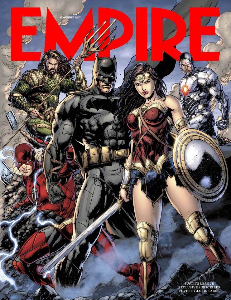 Empire Magazine November 2017 Justice League Cover.