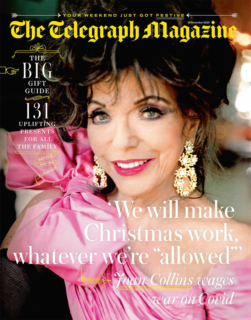 JOAN COLLINS UK TELEGRAPH MAGAZINE November 2020