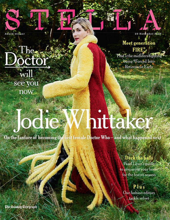 UK Stella Magazine November 2020: JODIE WHITTAKER COVER FEATURE Doctor Who