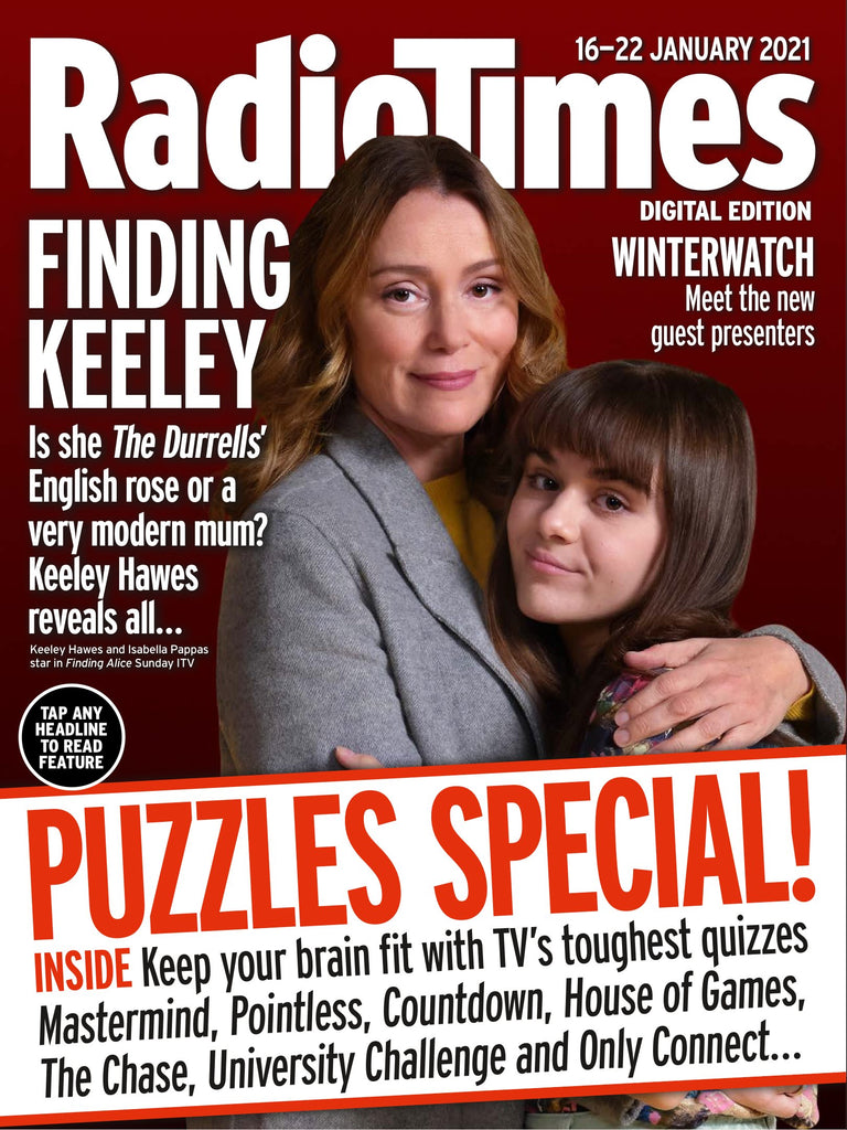 UK Radio Times Magazine Jan 16th 2021: KEELEY HAWES Joe Absolom RUSSELL T DAVIES