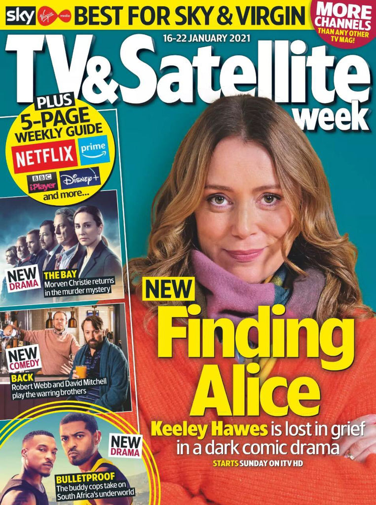 TV & Satellite Magazine 16 Jan 2021: Keeley Hawes Alison Brie