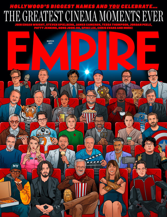 Empire Magazine March 2021: CHRIS EVANS Keanu Reeves DANIEL CRAIG Daisy Ridley