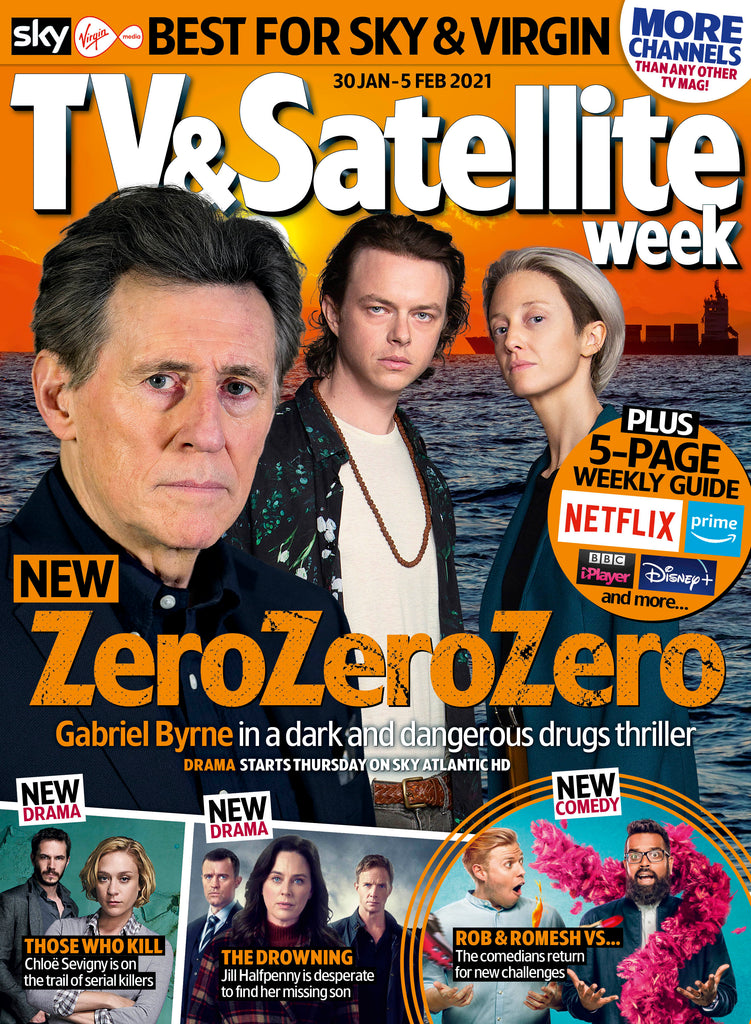 TV & Satellite Magazine 30 Jan 2021: Gabriel Byrne Dane DeHaan Andrea Riseborough