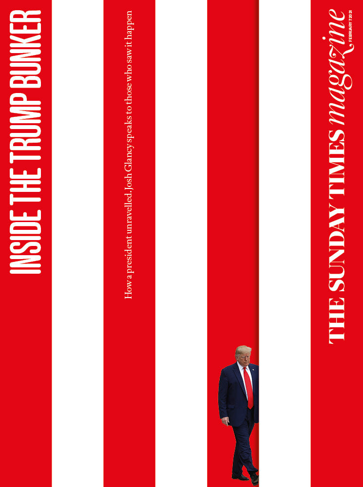 UK SUNDAY TIMES Magazine Feb 2021: DONALD TRUMP COVER FEATURE Patti Smith