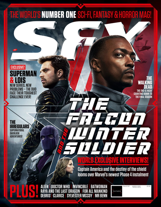 SFX Magazine March 2021 Issue 337 The Falcon And The Winter Soldier Sebastian Stan