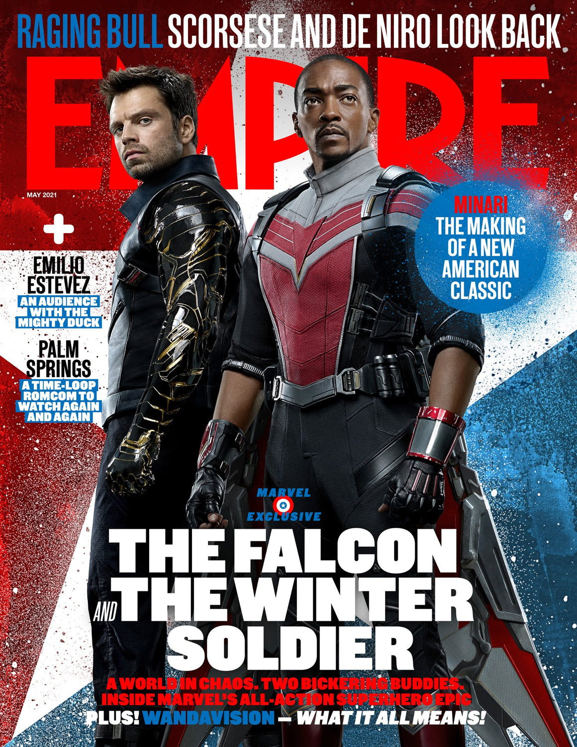UK Empire Magazine May 2021: Sebastian Stan Anthony Mackie The Falcon & Winter Soldier