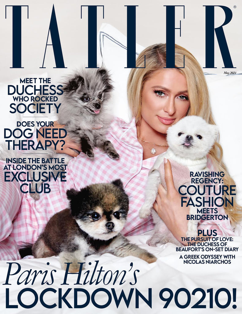 PARIS HILTON WORLD EXCLUSIVE - TATLER MAGAZINE APRIL 2021 BRITISH EDITION