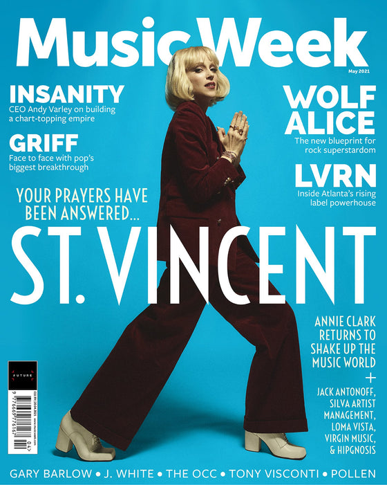 Music Week Magazine May 2021 #ST VINCENT Wolf Alice