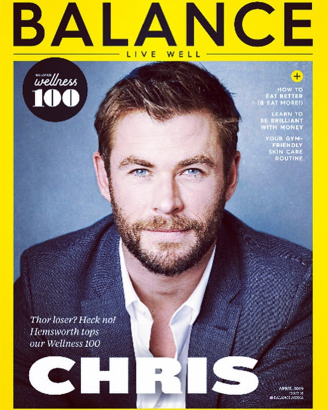 Balance Magazine UK Balance Magazine April 2019: CHRIS HEMSWORTH interview AVENGERS: EN ...