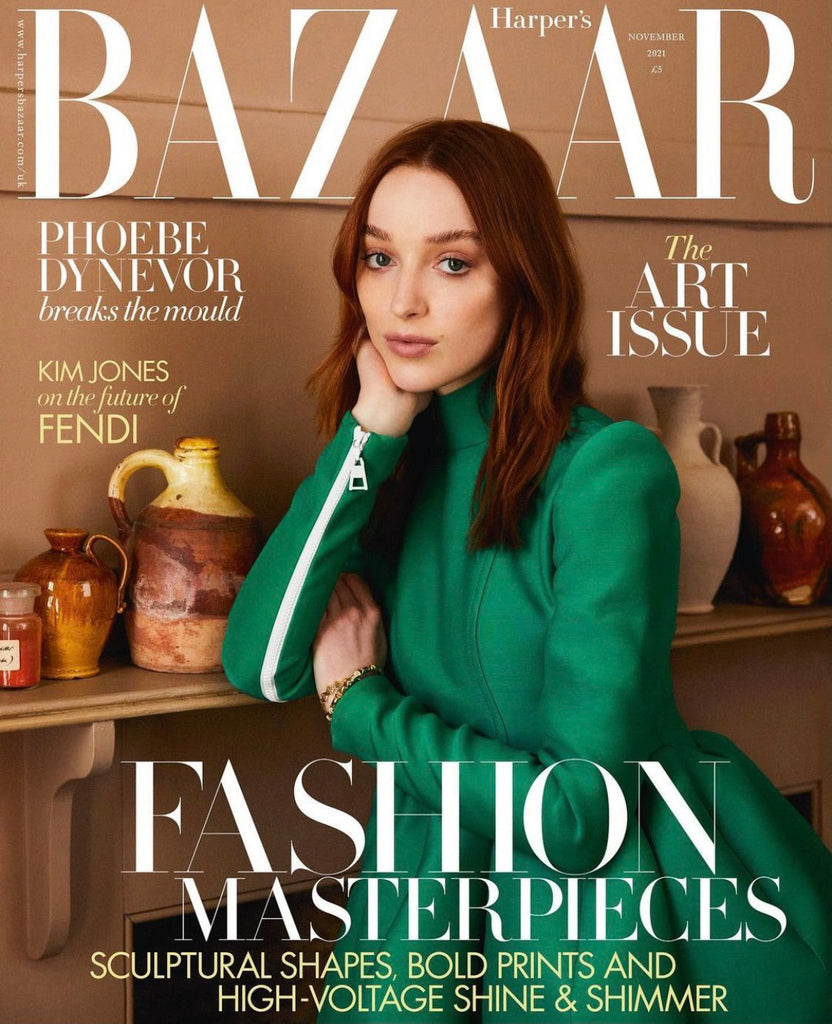 Harpers Bazaar UK November 2021 Phoebe Dynevor Bridgerton